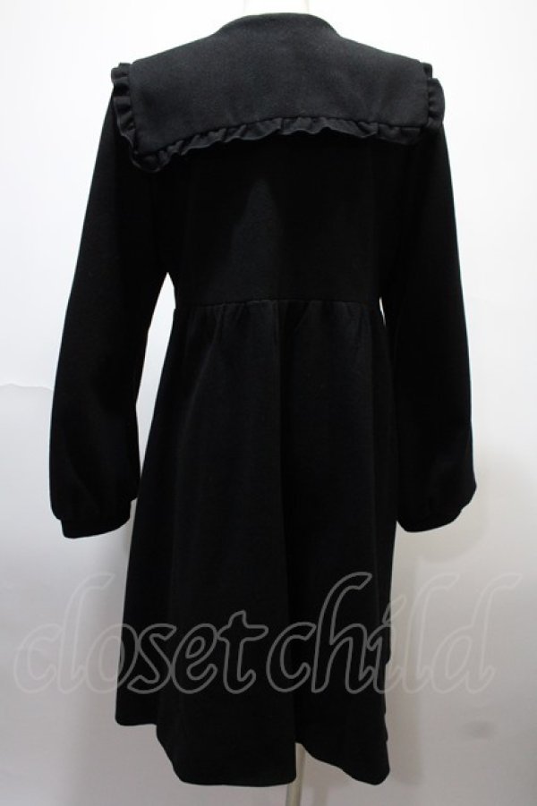画像2: axes femme POETIQUE / スクエアカラーコート  黒 Y-25-02-13-229-AX-CO-SZ-ZT-C002 (2)