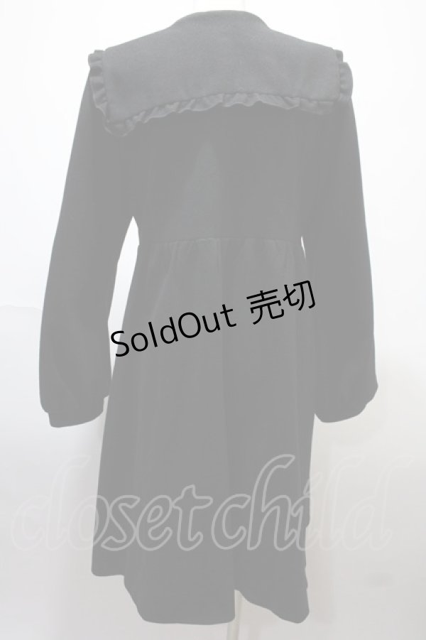 画像2: axes femme POETIQUE / スクエアカラーコート  黒 Y-25-02-13-229-AX-CO-SZ-ZT-C002 (2)