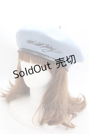 画像: MILKBOY / MILKBOY ベレー  ブルーグレイ Y-25-02-13-015-MB-AC-SZ-ZT-K011
