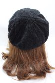 画像4: axes femme / ベレー帽  黒 Y-25-02-13-017-AX-AC-SZ-ZT421 (4)