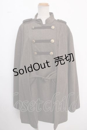 画像: axes femme / ナポレオンマント風コート M 茶 Y-25-02-16-240-AX-CO-SZ-ZT-C020
