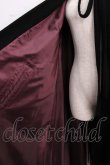 画像3: ATELIER BOZ / フード付きロングマント  ブラック×ワイン Y-25-02-18-054-EL-CO-SZ-ZT-C034 (3)