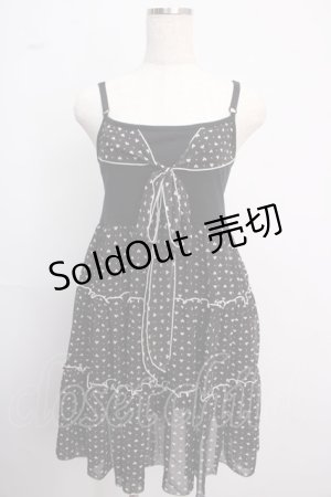 画像: MILK / Little Heart Baby Doll  ブラック×ホワイト Y-25-02-18-067-ML-OP-SZ-ZY