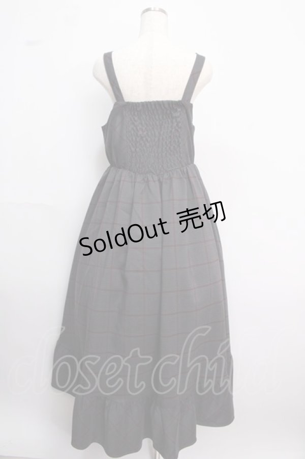 画像2: 【SALE】axes femme / W釦フィッシュテールジャンパースカート M 黒 Y-25-02-18-080-AX-OP-SZ-ZT069 (2)