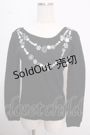 画像: MILK / Snowトップス  ブラック Y-25-02-18-015-ML-TO-SZ-OS
