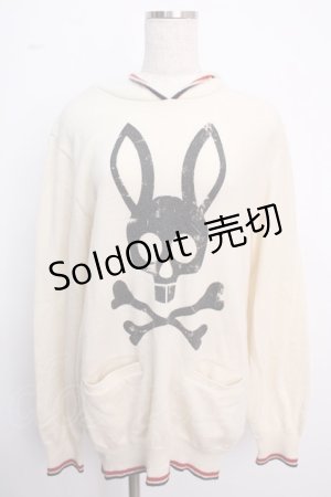 画像: psycho bunny / プリントニットパーカー  キナリ Y-25-02-18-027-PU-TO-SZ-ZT318