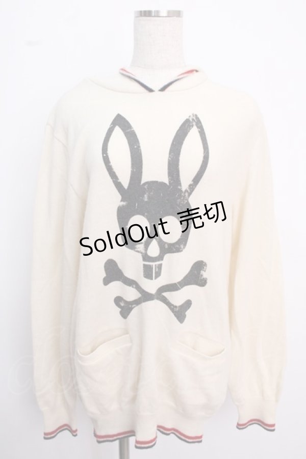 画像1: psycho bunny / プリントニットパーカー  キナリ Y-25-02-18-027-PU-TO-SZ-ZT318 (1)