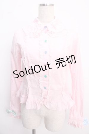 画像: Angelic Pretty / カラフルネックレスブラウス  ピンク Y-25-02-21-053-AP-BL-SZ-ZY