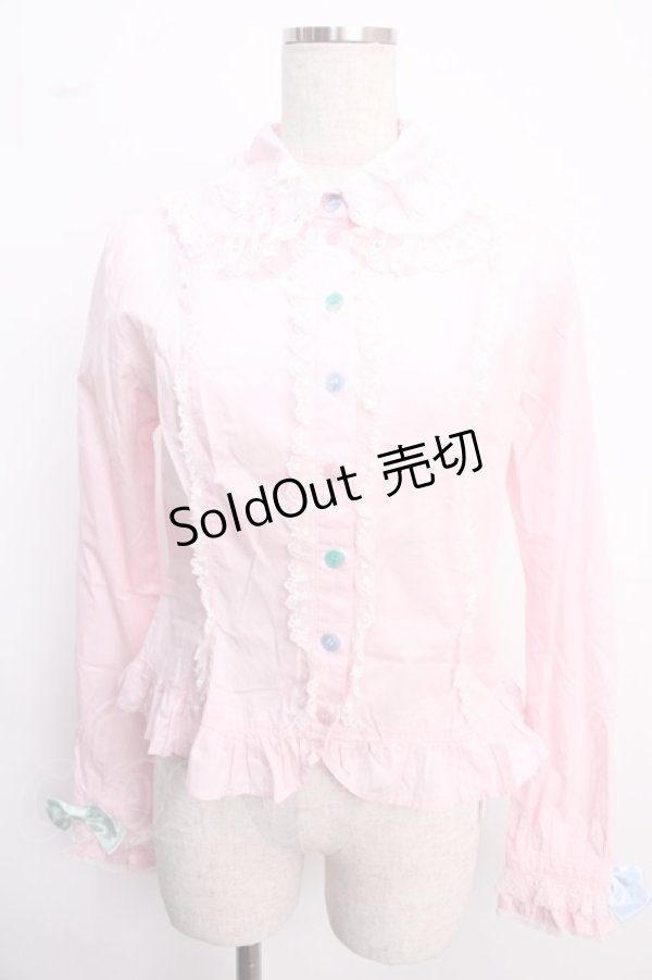 画像1: Angelic Pretty / カラフルネックレスブラウス  ピンク Y-25-02-21-053-AP-BL-SZ-ZY (1)
