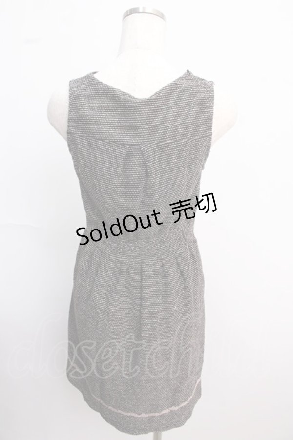 画像2: 【SALE】axes femme / ワンピース M 黒×ラメ Y-25-02-21-088-AX-OP-SZ-ZT440 (2)