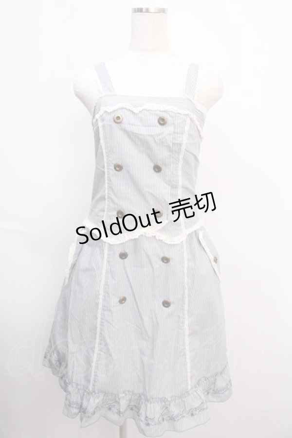 画像1: axes femme / ワンピース M ブルー Y-25-02-21-137-AX-OP-SZ-ZI (1)
