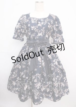 画像: axes femme kawaii / カトルオワジヨンワンピース M 紺 Y-25-02-21-153-AX-OP-SZ-ZY