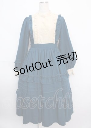 画像: axes femme kawaii / アンティークドールワンピース M ブルーグリーン Y-25-02-21-159-AX-OP-SZ-ZY
