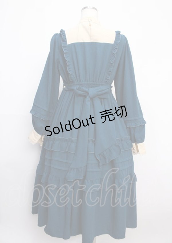 画像2: axes femme kawaii / アンティークドールワンピース M ブルーグリーン Y-25-02-21-159-AX-OP-SZ-ZY (2)