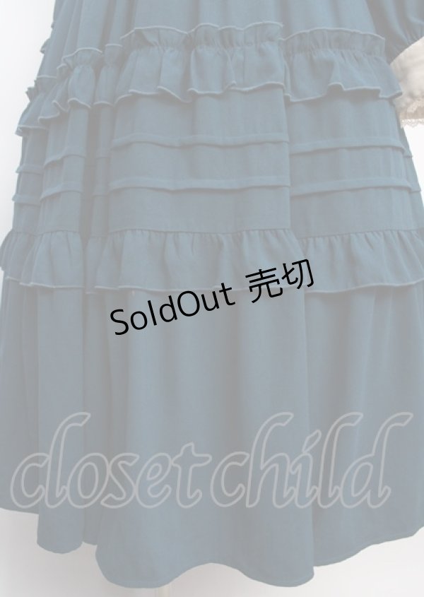 画像4: axes femme kawaii / アンティークドールワンピース M ブルーグリーン Y-25-02-21-159-AX-OP-SZ-ZY (4)