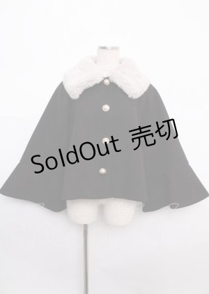 画像: axes femme POETIQUE / ベルスリーブショートコート M 黒 Y-25-02-21-192-AX-CO-SZ-ZT-C027