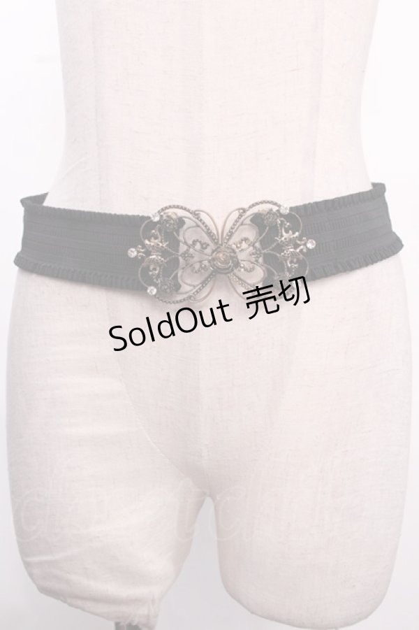 画像1: axes femme / モチーフゴムベルト   Y-25-02-21-024-AX-BL-AS-ZT486-F007 (1)