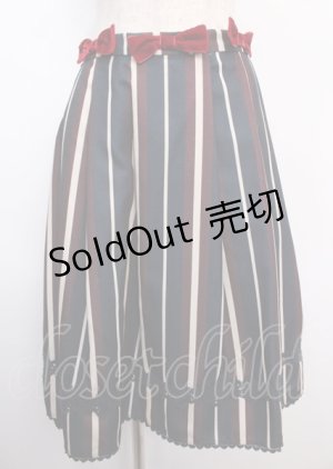 画像: axes femme kawaii / レジメンスカート M 紺 Y-25-02-21-226-AX-SK-SZ-OS