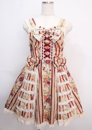 画像: Angelic Pretty / ゴージャスジャンパースカート(2002)  ピンク Y-25-02-26-031-AP-OP-SZ-ZI