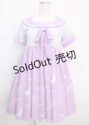 画像: Angelic Pretty / Dream Skyカットワンピース  ラベンダー Y-25-02-26-036-AP-OP-SZ-ZY