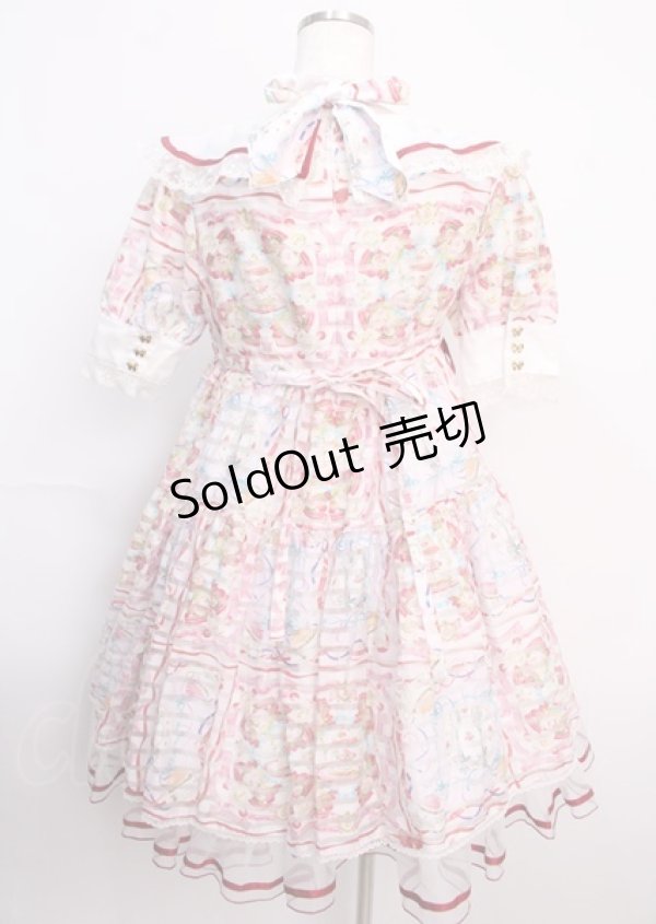 画像2: BABY,THE STARS SHINE BRIGHT / Ruban le Lien a la modeワンピース  ピンク Y-25-02-26-037-BA-OP-AS-ZY (2)
