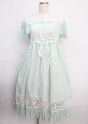 画像: ATELIER PIERROT / シルフィードベビードールワンピース  ミント Y-25-02-26-043-EL-OP-SZ-ZY