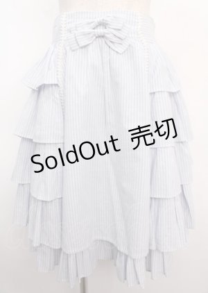 画像: Victorian maiden / アデレードフリルスカート  サックス Y-25-02-26-074-CL-SK-SZ-ZY