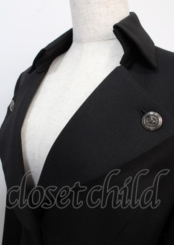 画像3: Moi-meme-Moitie / オープンラペルジャケット 2 黒 Y-25-02-26-093-MO-JA-SZ-ZT068 (3)