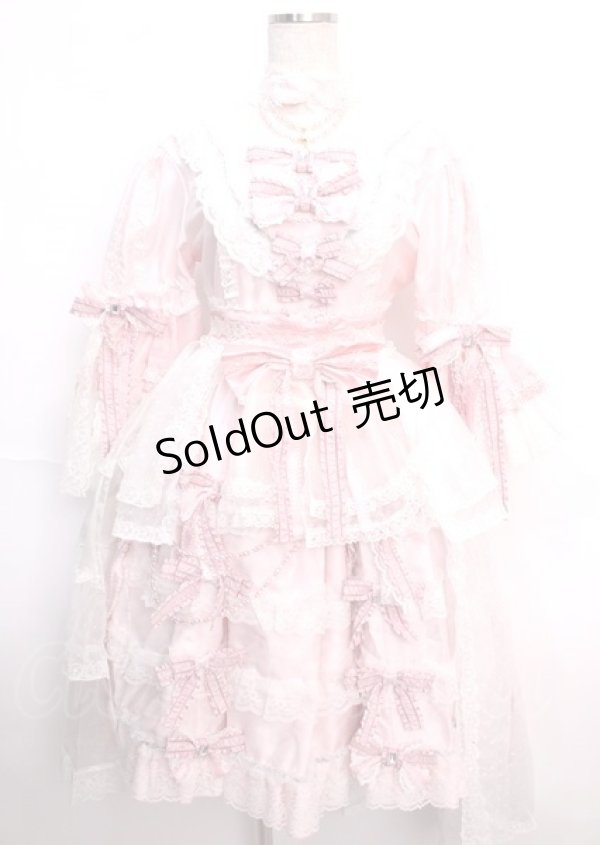 画像1: metamorphose / 秘密の花園プリンセスドレス  ピンク Y-25-02-26-094-ME-OP-SZ-ZY (1)