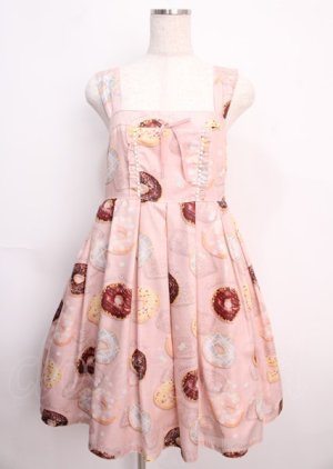 画像: Leur Getter / Colorful Donutsキャミワンピース  ピンク Y-25-02-26-013-LU-OP-SZ-ZY