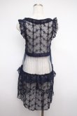 画像2: axes femme / 薔薇レースジレ M 紺 Y-25-02-27-060-AX-TO-SZ-ZI (2)