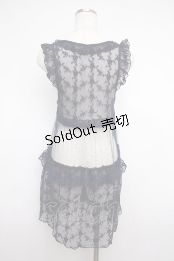 画像2: axes femme / 薔薇レースジレ M 紺 Y-25-02-27-060-AX-TO-SZ-ZI (2)