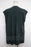 画像2: axes femme / ポケット刺繍キザミジレ M グリーン Y-25-02-27-062-AX-TO-SZ-ZI (2)