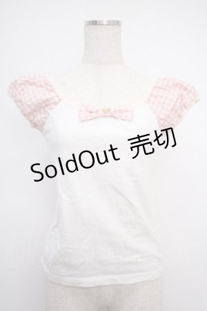 画像: MILK / ラブミニパフT  ピンク Y-25-02-27-069-ML-TO-SZ-ZY