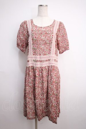 画像: Jane Marple / Sweet Daisy Tunic ワンピース  ピンク Y-25-02-27-096-JM-OP-AS-ZY