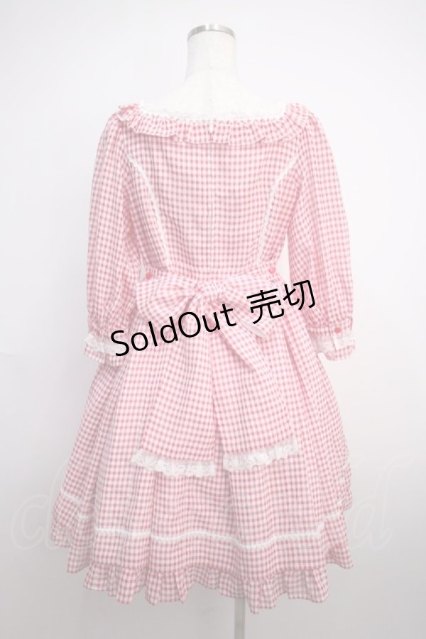 画像2: Angelic Pretty / Lovelyチェックワンピース  赤 Y-25-02-27-098-AP-OP-AS-ZY (2)