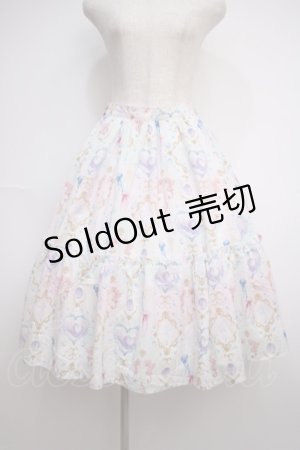 画像: axes femme kawaii / ファンシーマリンスカート M 白 Y-25-02-27-135-AX-SK-SZ-ZY