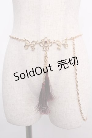 画像: axes femme / チャイナ蝶チェーンベルト  ゴールド Y-25-02-27-026-AX-AC-AS-ZY