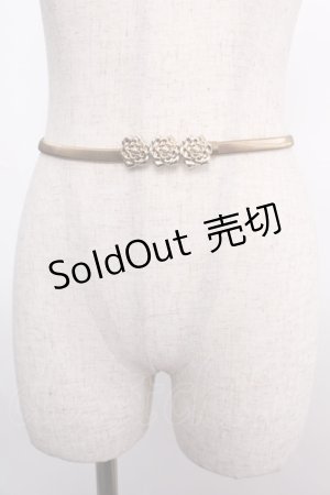 画像: axes femme / 薔薇モチーフベルト  ゴールド Y-25-02-27-027-AX-PA-AS-ZY