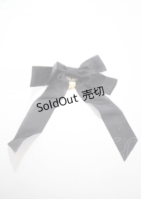 画像1: Angelic Pretty / Twinkleリボンクリップ  黒 Y-25-03-04-009-AP-AC-SZ-ZT422-F005 (1)