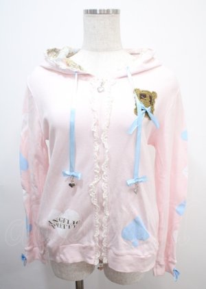 画像: Angelic Pretty / アリスコラボパーカー  ピンク Y-25-03-04-065-AP-TO-AS-ZY