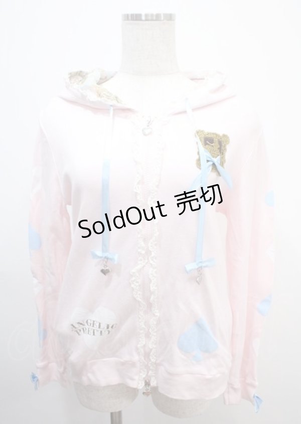 画像1: Angelic Pretty / アリスコラボパーカー  ピンク Y-25-03-04-065-AP-TO-AS-ZY (1)