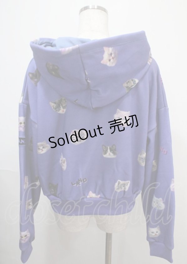 画像2: LAND by MILK BOY / CAT BUNCHパーカー  パープル Y-25-03-04-091-PU-TO-SZ-ZY (2)