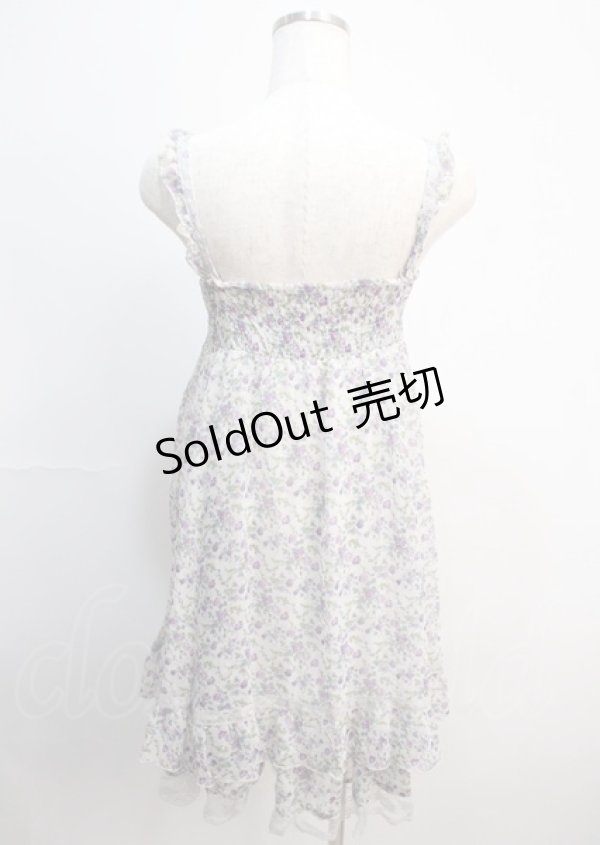 画像2: axes femme / 小花柄2WAYワンピース M オフ Y-25-03-04-116-AX-OP-SZ-ZY (2)