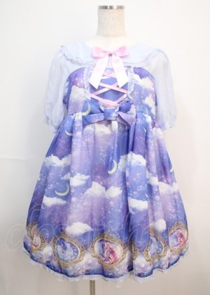 画像: Angelic Pretty / Dreamy Luna ラプンツェルワンピース F ラベンダー Y-25-03-04-125-AP-OP-SZ-ZI