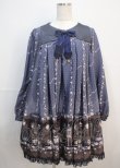 画像1: metamorphose / Star Rose　Aラインワンピース  紺 Y-25-03-04-126-ME-OP-SZ-ZY (1)