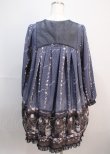 画像2: metamorphose / Star Rose　Aラインワンピース  紺 Y-25-03-04-126-ME-OP-SZ-ZY (2)