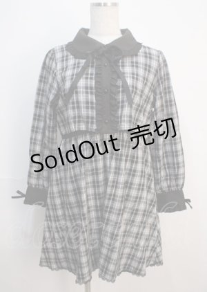 画像: Dear My Love / フリルリボンセットアップ風ワンピース LL 黒 Y-25-03-04-143-EL-OP-SZ-ZY