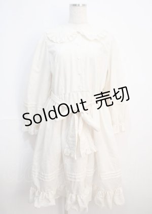 画像: heavenly garden / フリルカラーワンピース  アイボリー Y-25-03-04-145-GO-OP-SZ-ZY
