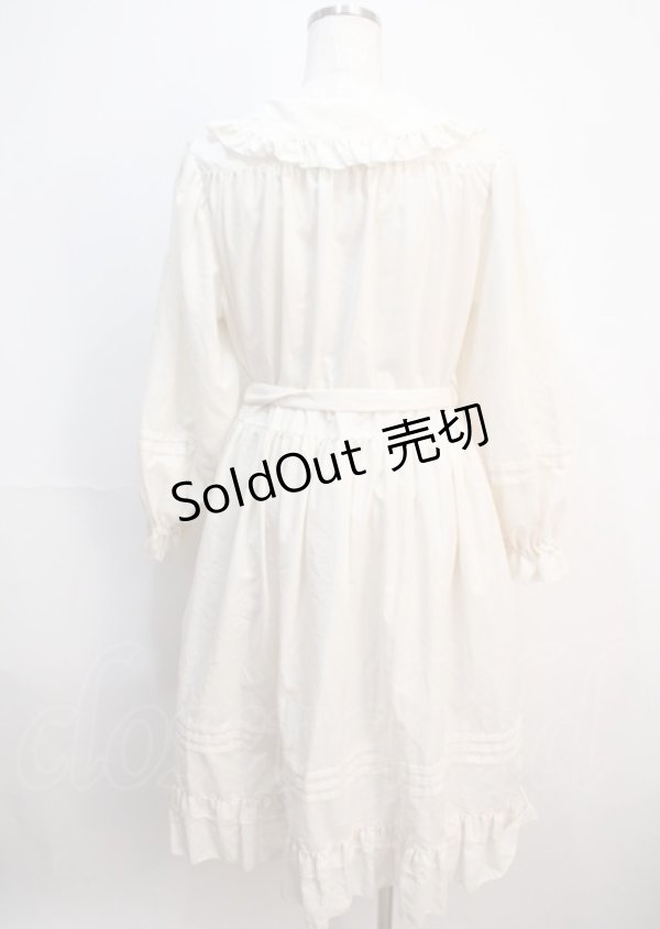 画像2: heavenly garden / フリルカラーワンピース  アイボリー Y-25-03-04-145-GO-OP-SZ-ZY (2)